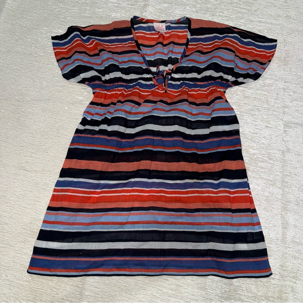 Striped Kids Dress - Multicolor